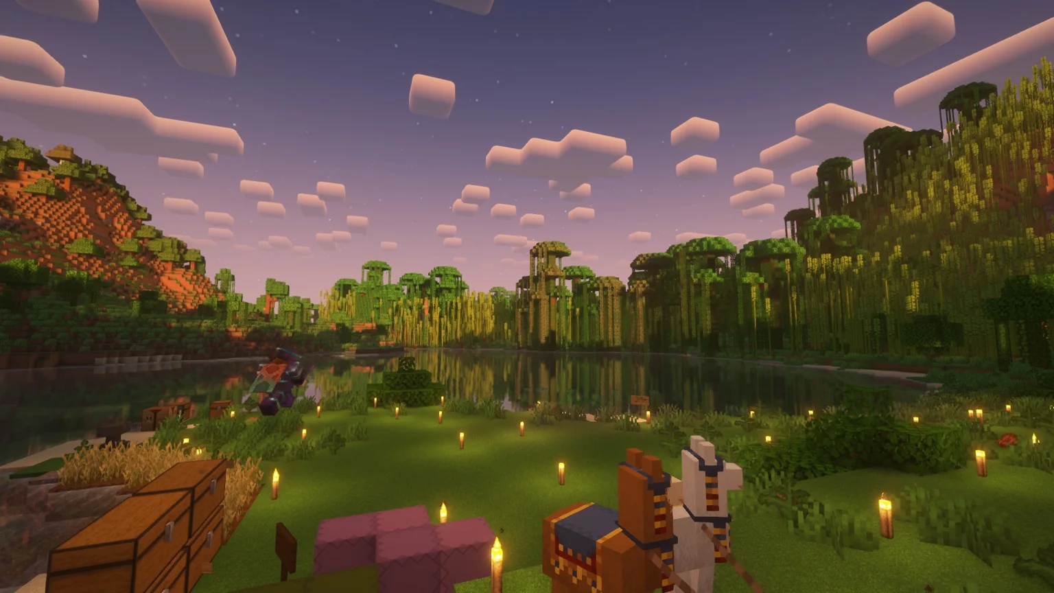 Un lieu habité au bord d’un lac dans Pinegrove